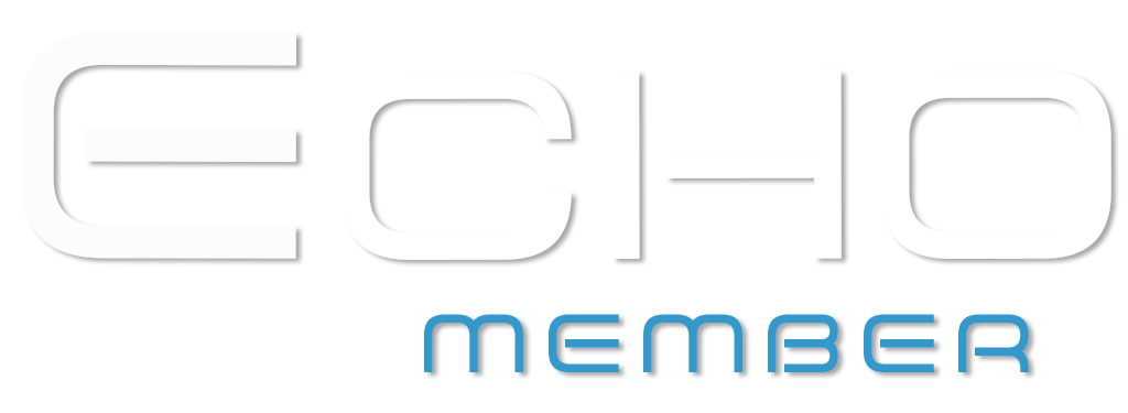 Logo ECHO Member weiß